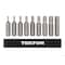 Tekton 1/4 Inch Hex Security Bit Set with Rail, 9-Piece (5/64-1/4 in.) DZX93003 - alternate 5